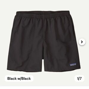 Patagonia Black Shorts
